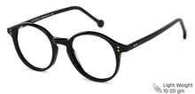 Load image into Gallery viewer, Black Round Full Rim Medium Unisex Eyeglasses by Vincent Chase Online-140919