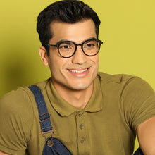 Load image into Gallery viewer, Tortoise Round Full Rim Medium Unisex Eyeglasses by Vincent Chase-140920
