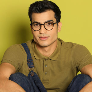 Tortoise Round Full Rim Medium Unisex Eyeglasses by Vincent Chase-140920
