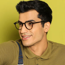 Load image into Gallery viewer, Tortoise Round Full Rim Medium Unisex Eyeglasses by Vincent Chase-140920