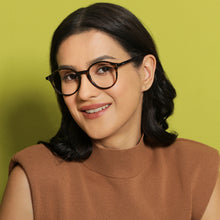 Load image into Gallery viewer, Tortoise Round Full Rim Medium Unisex Eyeglasses by Vincent Chase-140920