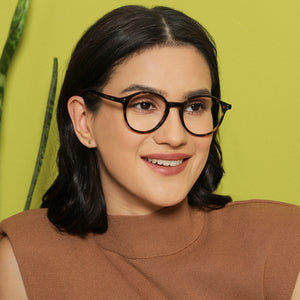 Tortoise Round Full Rim Medium Unisex Eyeglasses by Vincent Chase-140920