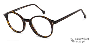 Tortoise Round Full Rim Medium Unisex Eyeglasses by Vincent Chase-140920