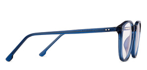 Blue Round Full Rim Unisex Eyeglasses by Vincent Chase Computer Glasses-144519
