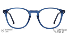 Load image into Gallery viewer, Blue Round Full Rim Wide Unisex Eyeglasses by Vincent Chase Online-140925