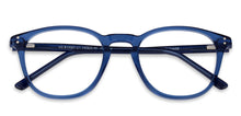 Load image into Gallery viewer, Blue Round Full Rim Wide Unisex Eyeglasses by Vincent Chase Online-140925