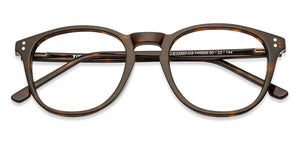 Tortoise Round Full Rim Unisex Eyeglasses by Vincent Chase Computer Glasses-144520