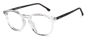 Transparent Round Full Rim Unisex Eyeglasses by Vincent Chase-149416