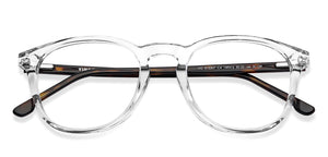 Transparent Round Full Rim Unisex Eyeglasses by Vincent Chase-149416