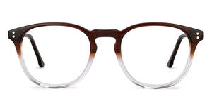 Brown Round Full Rim Unisex Eyeglasses by Vincent Chase-201249