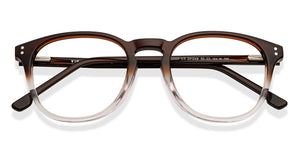 Brown Round Full Rim Unisex Eyeglasses by Vincent Chase-201249