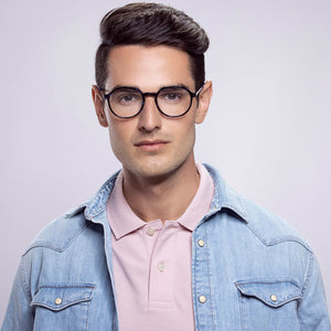 Tortoise Round Full Rim Medium Unisex Eyeglasses by Vincent Chase-142761