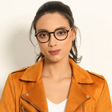 Load image into Gallery viewer, Tortoise Round Full Rim Medium Unisex Eyeglasses by Vincent Chase-142761