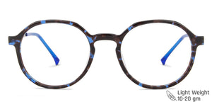Tortoise Round Full Rim Medium Unisex Eyeglasses by Vincent Chase-142761
