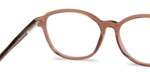 Brown Square Full Rim Unisex Eyeglasses by Vincent Chase VC-142781