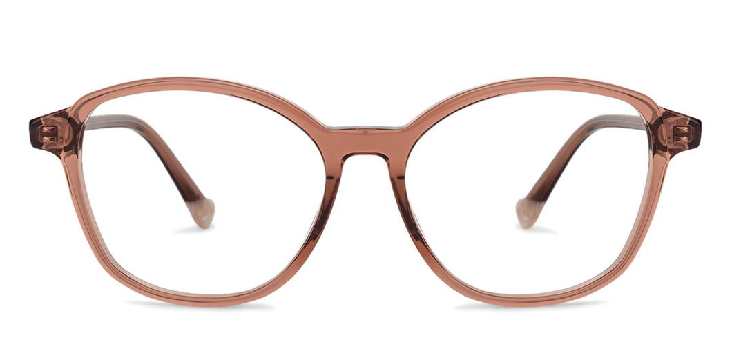 Brown Square Full Rim Unisex Eyeglasses by Vincent Chase VC-142781
