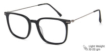 Load image into Gallery viewer, Black Square Full Rim Unisex Eyeglasses by Vincent Chase VC-142785