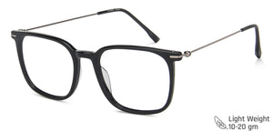 Black Square Full Rim Unisex Eyeglasses by Vincent Chase VC-142785
