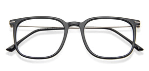 Black Square Full Rim Unisex Eyeglasses by Vincent Chase VC-142785