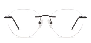 Blue Geometric Rimless Unisex Eyeglasses by Vincent Chase-142982