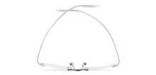 Load image into Gallery viewer, Red Rectangle Rimless Extra Narrow Unisex Eyeglasses by Vincent Chase Online-142984