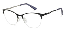 Load image into Gallery viewer, Black Cat Eye Half Rim Women Eyeglasses by Vincent Chase-202522