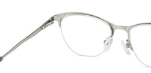 Load image into Gallery viewer, Black Cat Eye Half Rim Women Eyeglasses by Vincent Chase-202522