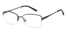 Load image into Gallery viewer, Gunmetal Cat Eye Half Rim Women Eyeglasses by Vincent Chase-202504