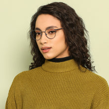 Load image into Gallery viewer, Blue Round Full Rim Extra Narrow Unisex Eyeglasses by Vincent Chase-143002