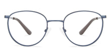 Load image into Gallery viewer, Blue Round Full Rim Extra Narrow Unisex Eyeglasses by Vincent Chase-143002