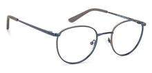 Load image into Gallery viewer, Blue Round Full Rim Extra Narrow Unisex Eyeglasses by Vincent Chase-143002
