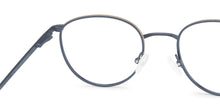 Load image into Gallery viewer, Blue Round Full Rim Extra Narrow Unisex Eyeglasses by Vincent Chase-143002
