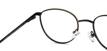 Load image into Gallery viewer, Black Round Full Rim Unisex Eyeglasses by Vincent Chase-201854
