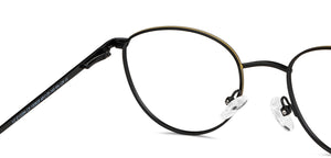 Black Round Full Rim Unisex Eyeglasses by Vincent Chase-201854