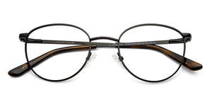 Black Round Full Rim Unisex Eyeglasses by Vincent Chase-201854