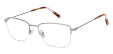 Load image into Gallery viewer, Silver Rectangle Half Rim Wide Unisex Eyeglasses by Vincent Chase-143005