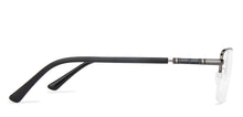 Load image into Gallery viewer, Gunmetal Rectangle Half Rim Unisex Eyeglasses by Vincent Chase Computer Glasses-146936