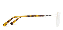 Load image into Gallery viewer, Gold Rectangle Half Rim Unisex Eyeglasses by Vincent Chase-143011