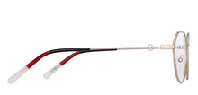 Load image into Gallery viewer, Gold Geometric Full Rim Unisex Eyeglasses by Vincent Chase Computer Glasses-148260