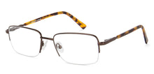 Load image into Gallery viewer, Gunmetal Rectangle Half Rim Medium Unisex Eyeglasses by Vincent Chase-143016