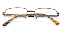 Load image into Gallery viewer, Gunmetal Rectangle Half Rim Medium Unisex Eyeglasses by Vincent Chase-143016