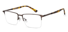 Load image into Gallery viewer, Brown Rectangle Half Rim Unisex Eyeglasses by Vincent Chase Online-143036