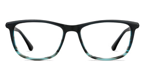 Blue Rectangle Full Rim Unisex Eyeglasses by Vincent Chase-149159