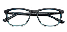 Load image into Gallery viewer, Blue Rectangle Full Rim Unisex Eyeglasses by Vincent Chase-149159