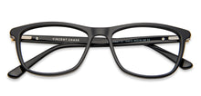 Load image into Gallery viewer, Black Rectangle Full Rim Medium Unisex Eyeglasses by Vincent Chase-143212
