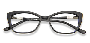 Black Cat Eye Full Rim Women Eyeglasses by Vincent Chase Computer Glasses-146942