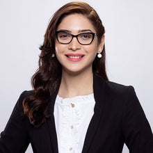 Load image into Gallery viewer, Black Cat Eye Full Rim Extra Narrow Women Eyeglasses by Vincent Chase-143215