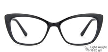Load image into Gallery viewer, Black Cat Eye Full Rim Extra Narrow Women Eyeglasses by Vincent Chase-143215