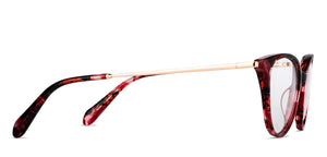 Red Cat Eye Full Rim Unisex Eyeglasses by Vincent Chase-149160