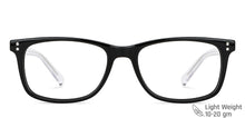 Load image into Gallery viewer, Black Rectangle Full Rim Unisex Eyeglasses by Vincent Chase Computer Glasses-146945